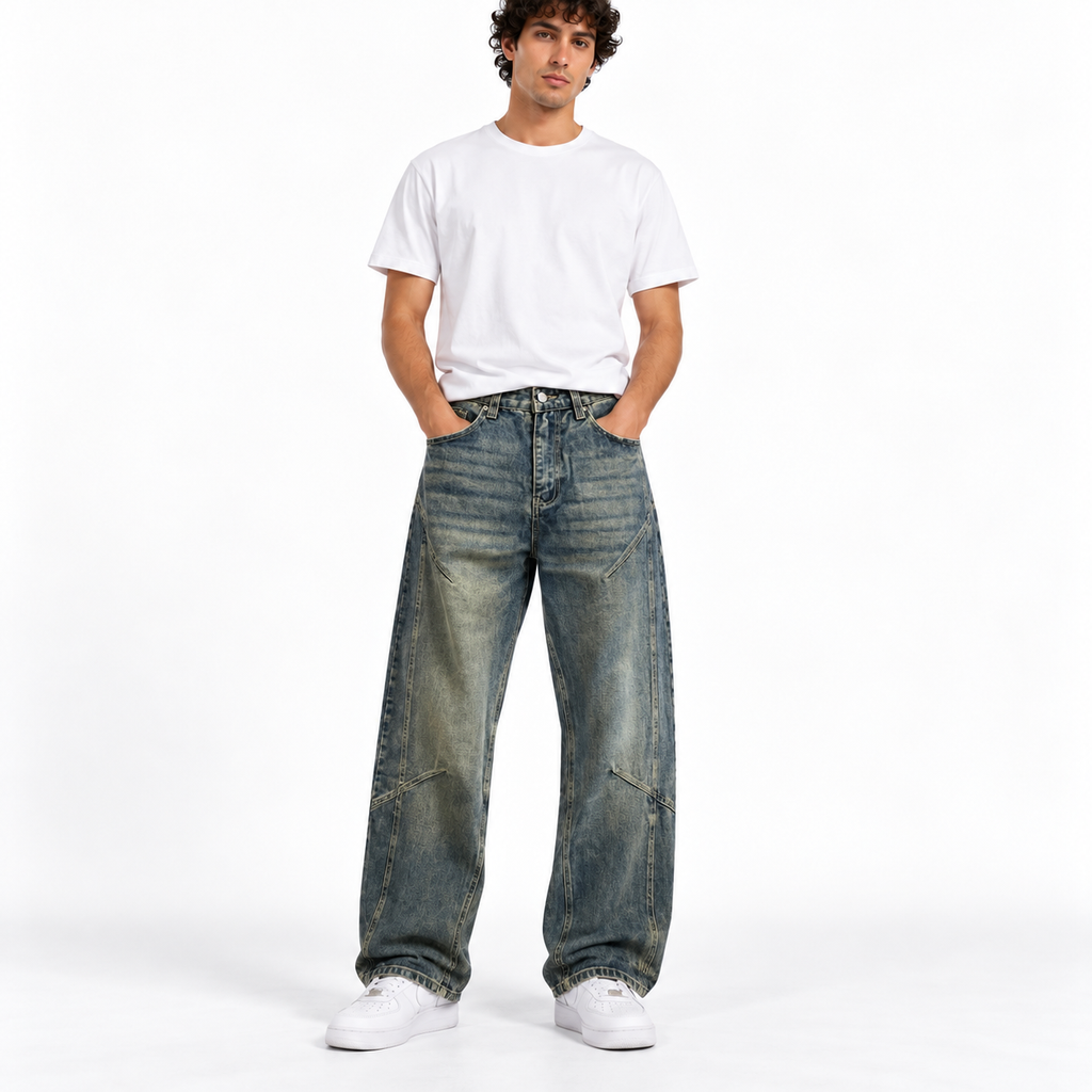 Jeans Ballon Fit “Sand”