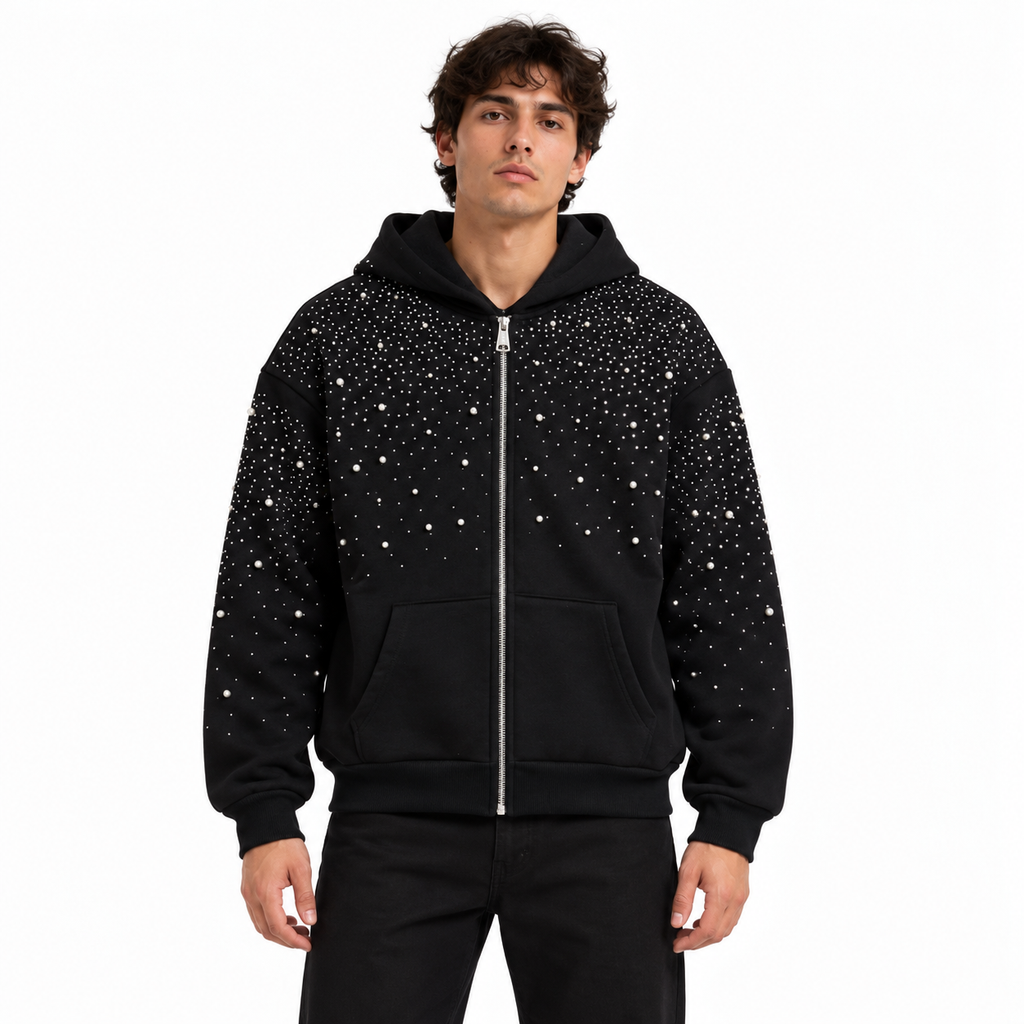 Felpa zip “Diamonds”