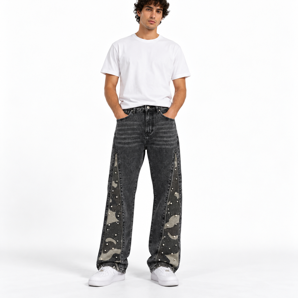 Jeans Flare “Camo”