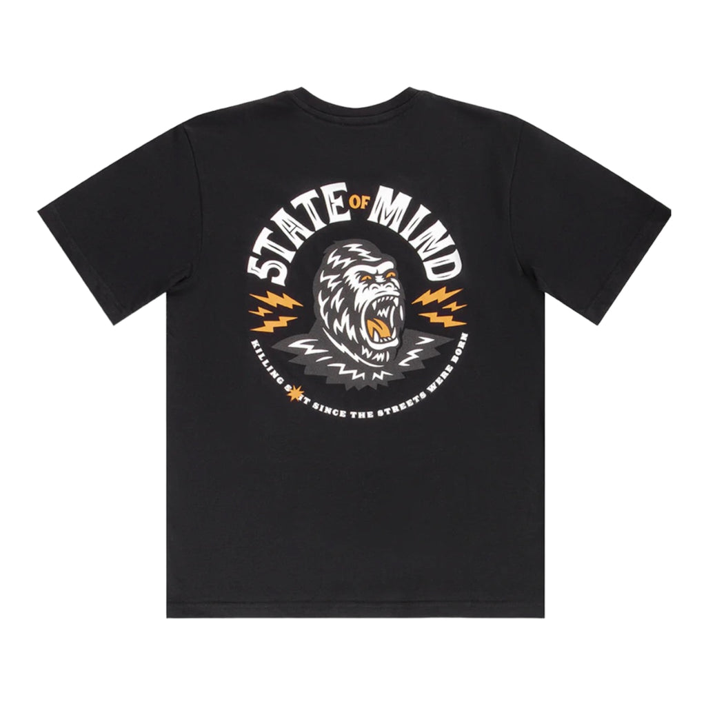 T-SHIRT 5TATE OF MIND NERA "GORILLA"