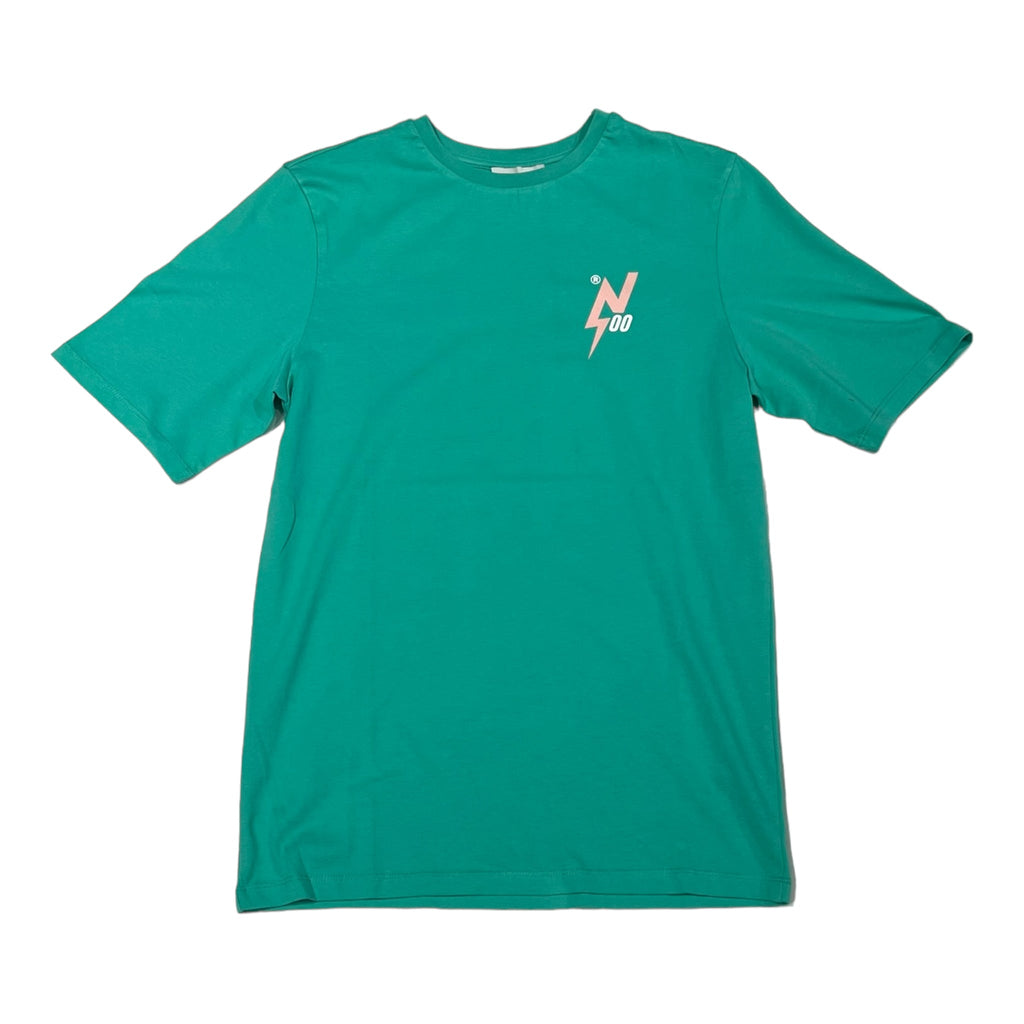 T-SHIRT DA UOMO NUMERO 00 VERDE ACQUA "CLUB"