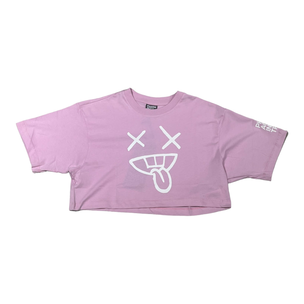 T-SHIRT CROP PHARMACY INDUSTRY DA DONNA “SMILE”