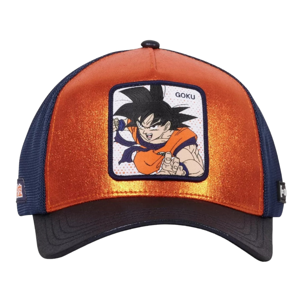 CAPPELLO CAPSLAB TRUCKER SNAPBACK EFFETTO BRILLANTE DRAGON BALL Z GOKU