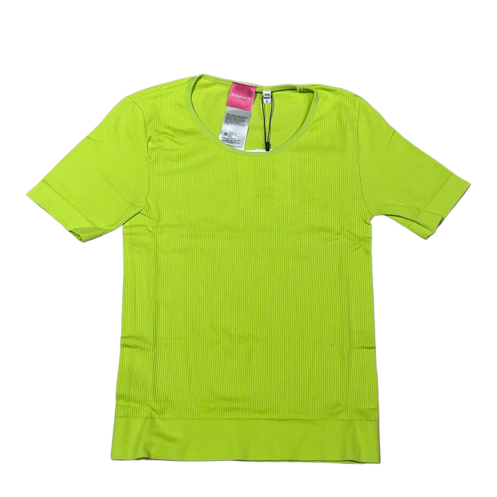 T-SHIRT DA DONNA THE JOGG CONCEPET IN COSTINA "VERDE LIME"