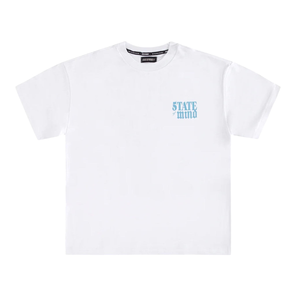 T-SHIRT 5TATE OF MIND DA UOMO BIANCA “SO FRESH SO CLEAN”